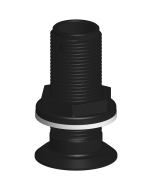 Trudesign 3/4" (19 mm) nedsenket skroggjennomføring i kompositt